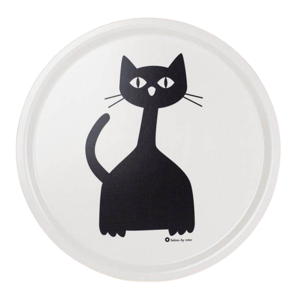 Rotor Design Selma Tarjotin 38x38 cm Musta/Valkoinen