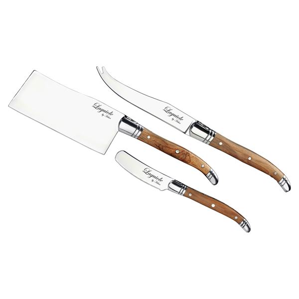 Laguiole by Hâws Ostesett 3 deler oliventre