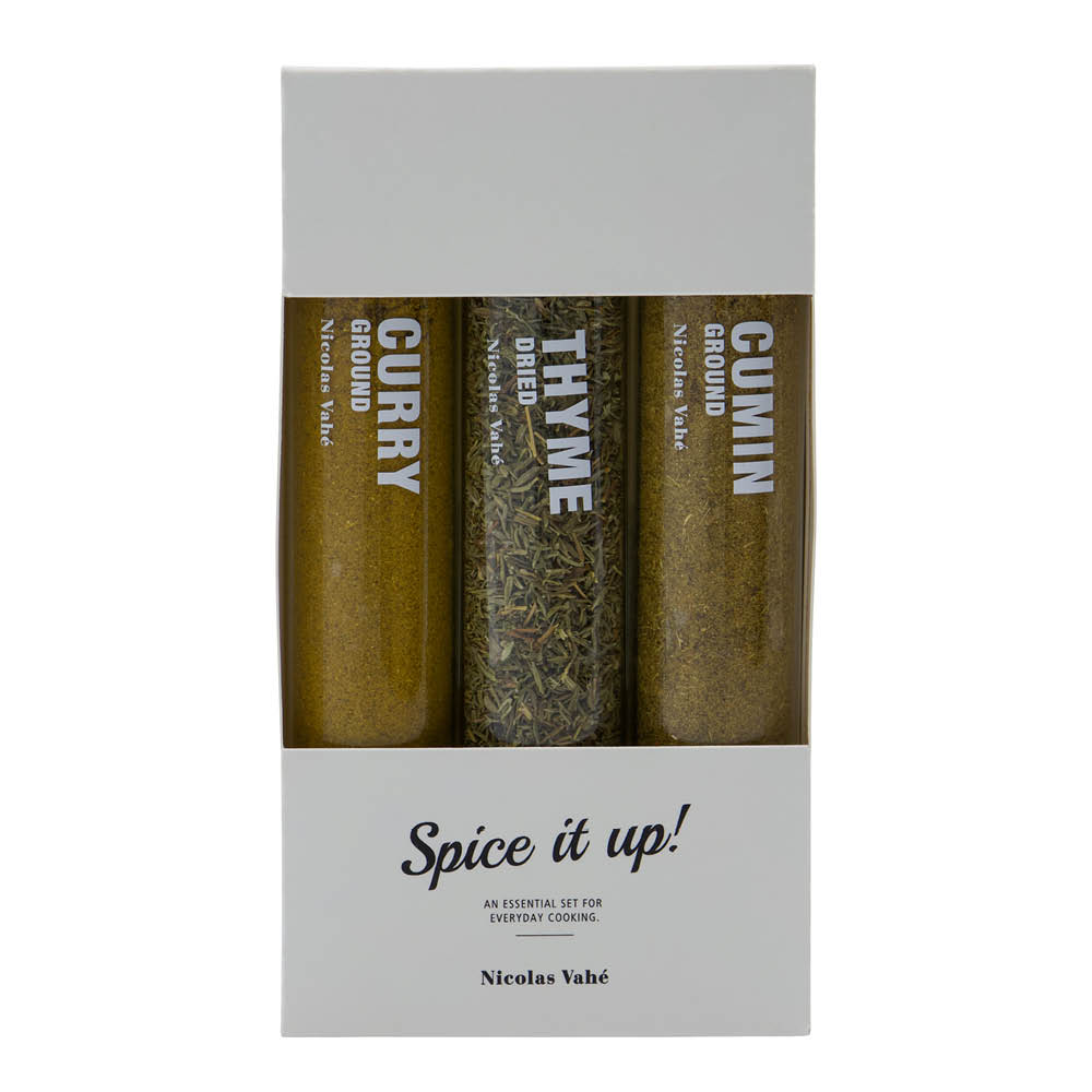 Nicolas Vahé Kryddersett 43g karri, timian, spisskummen