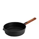 Eco Logic QXR traktörpanna 24 cm med avtagbart trähandtag svart