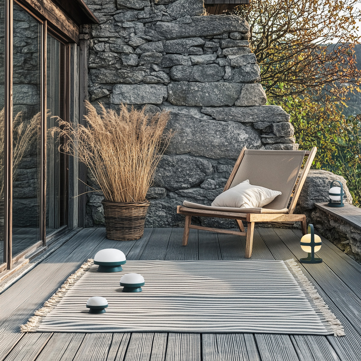 Rosendahl Soft Spot Solar Circular lampa 25 cm forest green