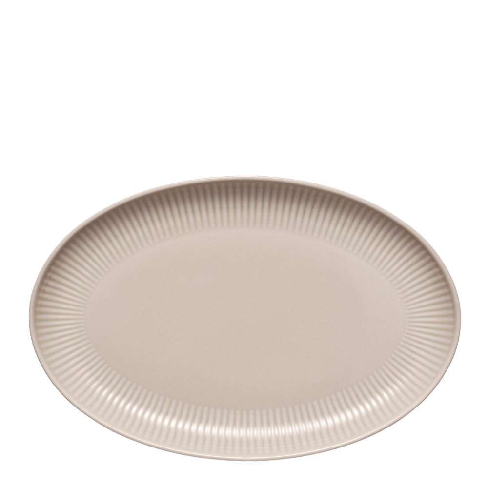 Eva Trio - Legio Nova Palette soikea coupe-lautanen 24,5 cm beige