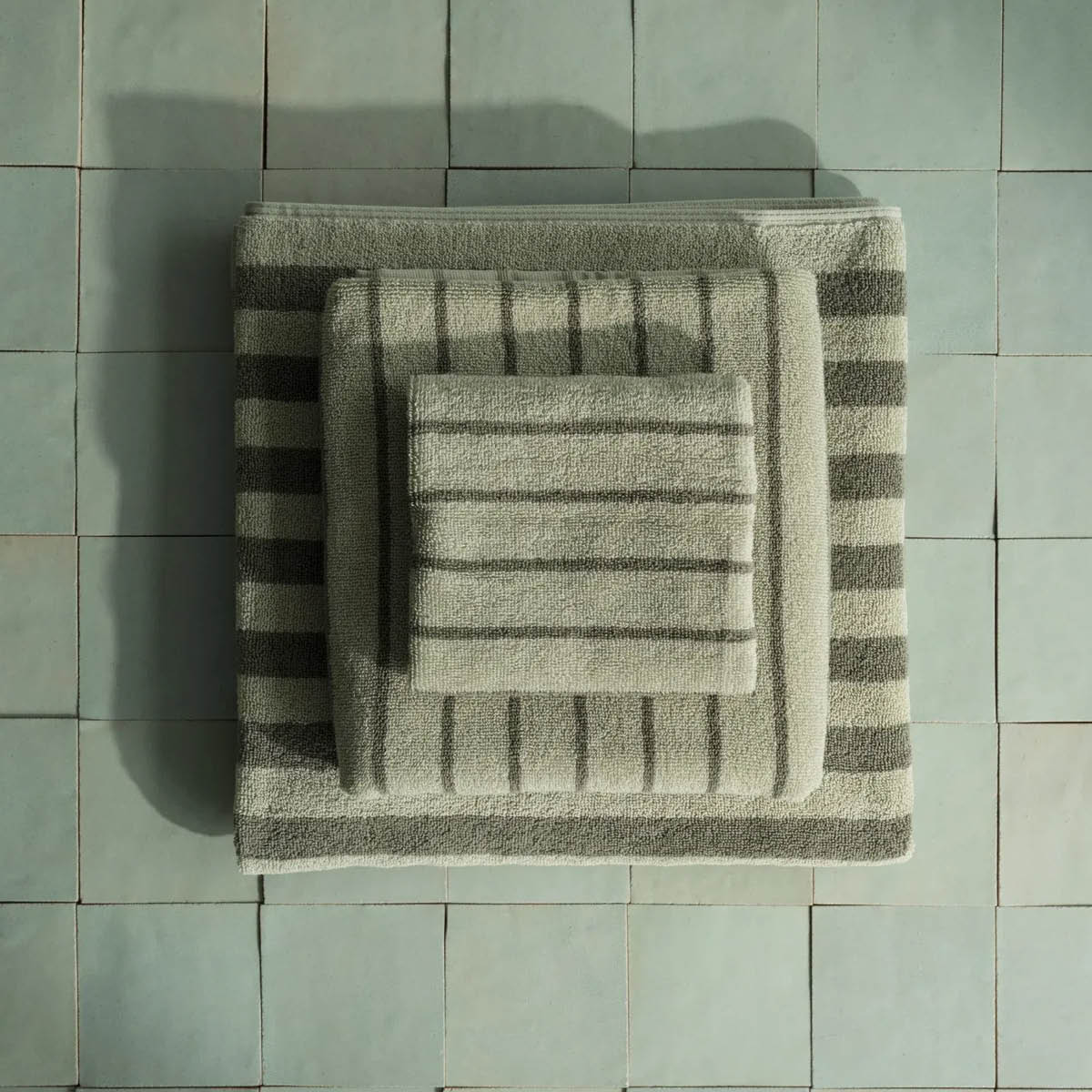 Blomus Arto gästhandduk 50x30 cm 2-pack grön