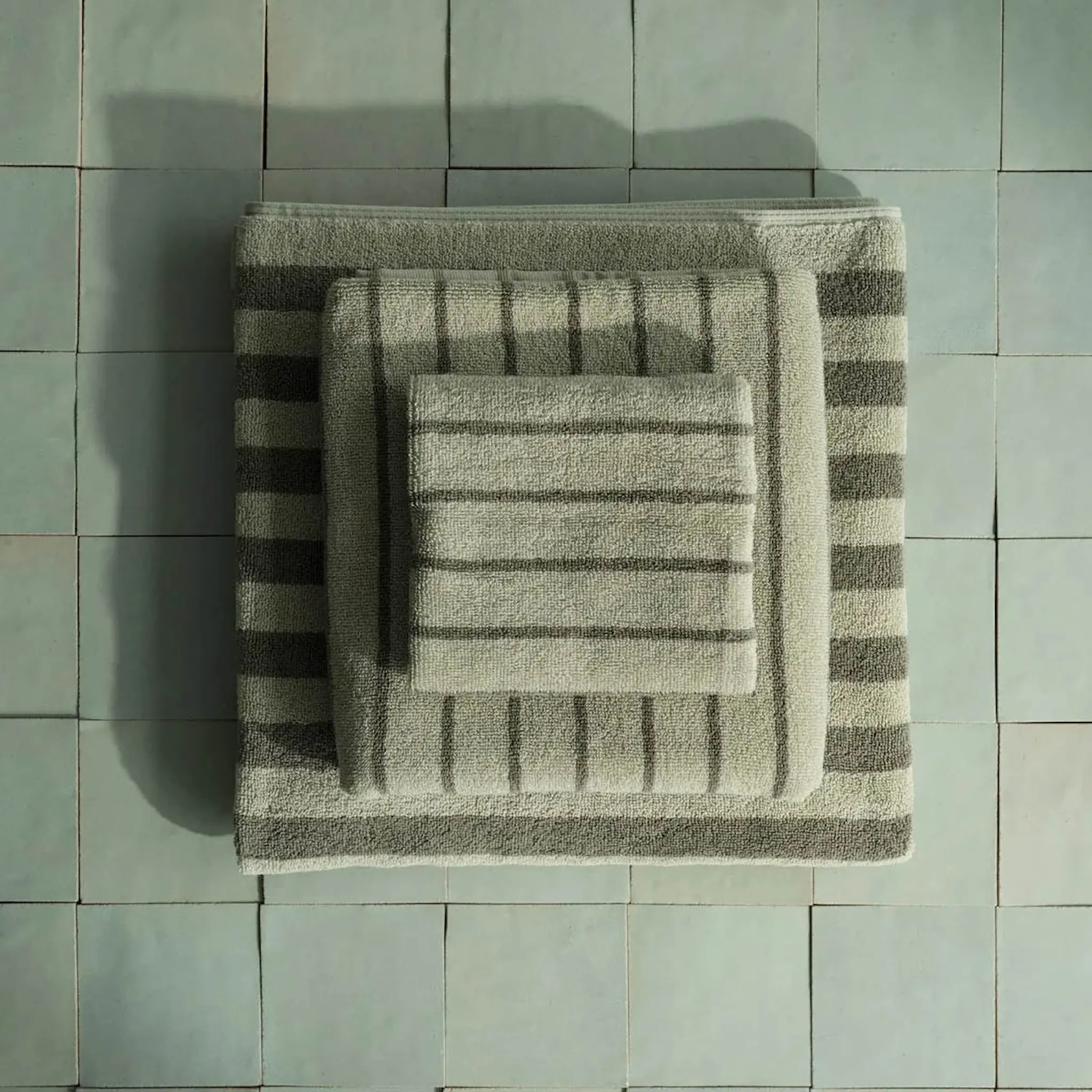 Blomus Arto gästhandduk 50x30 cm 2-pack grön