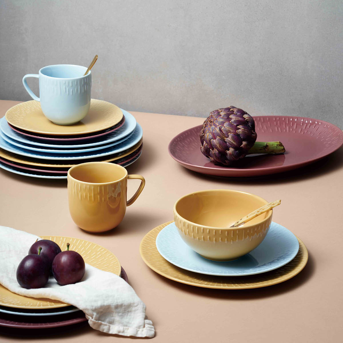 Aida - Life in colour Confetti Lautanen 27,5 cm Aqua