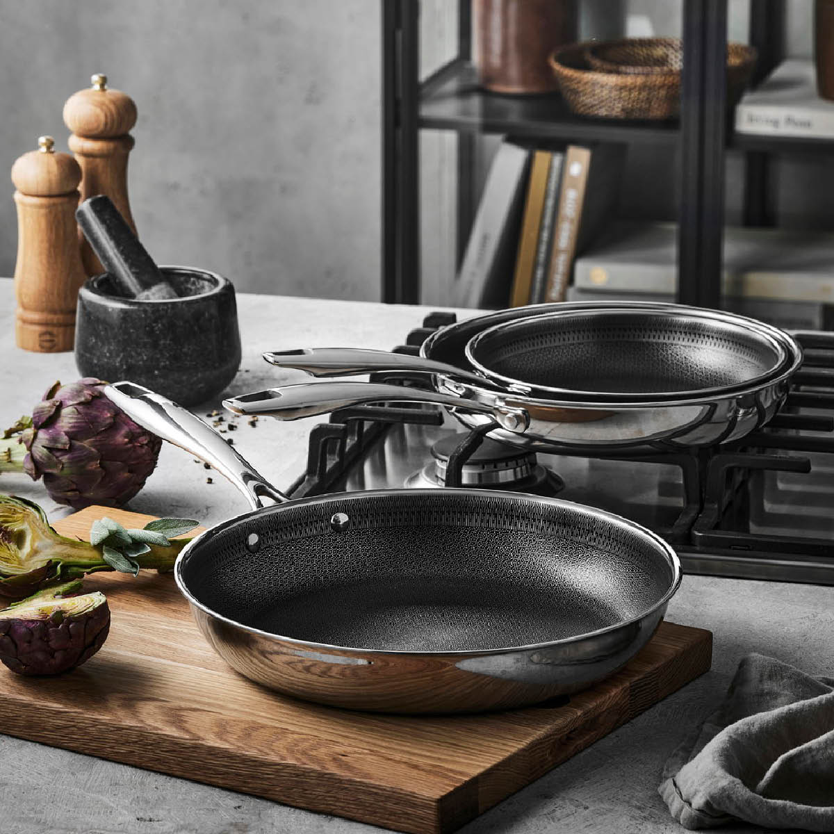 Pillivuyt Gourmet Paillon Hybrid stekepanne 20 cm keramisk