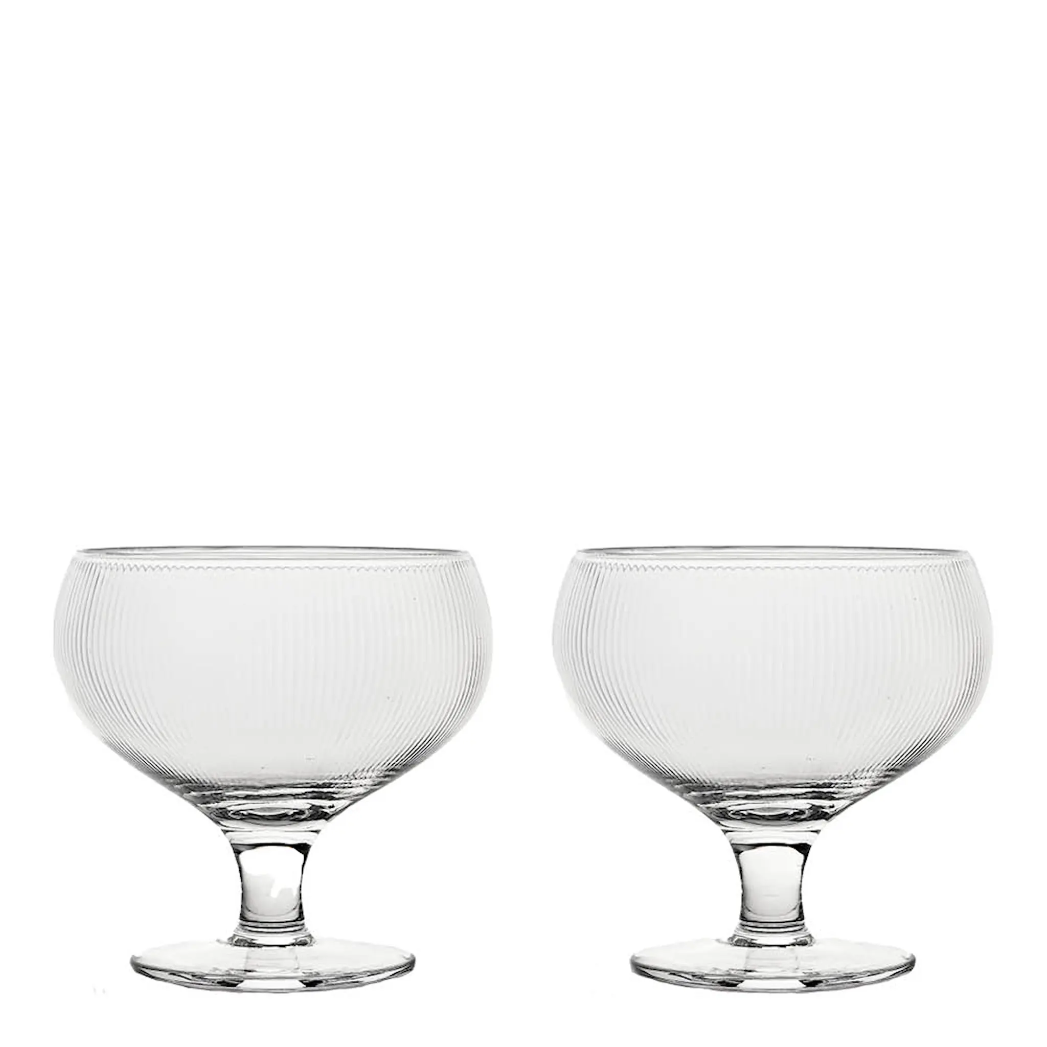 Sagaform Blanka champagneglas 30 cl 2-pack klar