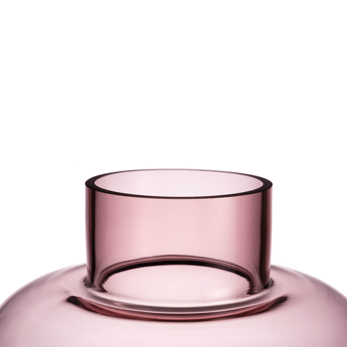 Fanni K Ilma vase 16 cm plommefarget