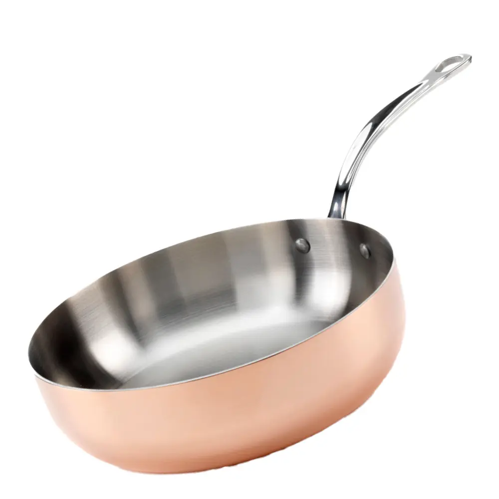 Copper Induction Sauteuse pannu 2 L 24 cm