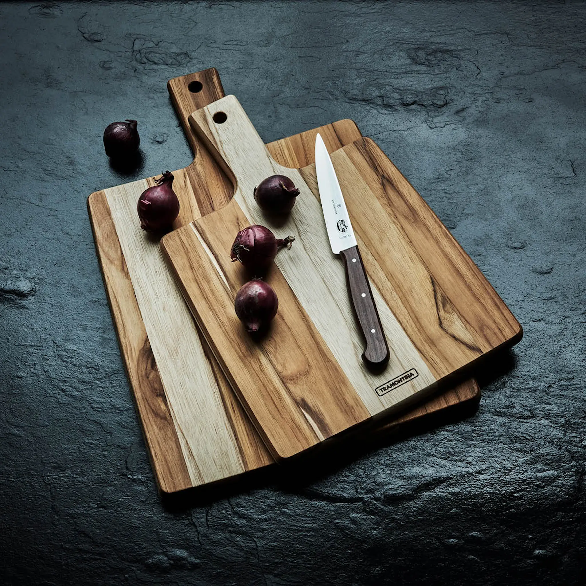 Victorinox Kebony Grönsakskniv rak egg 12 cm