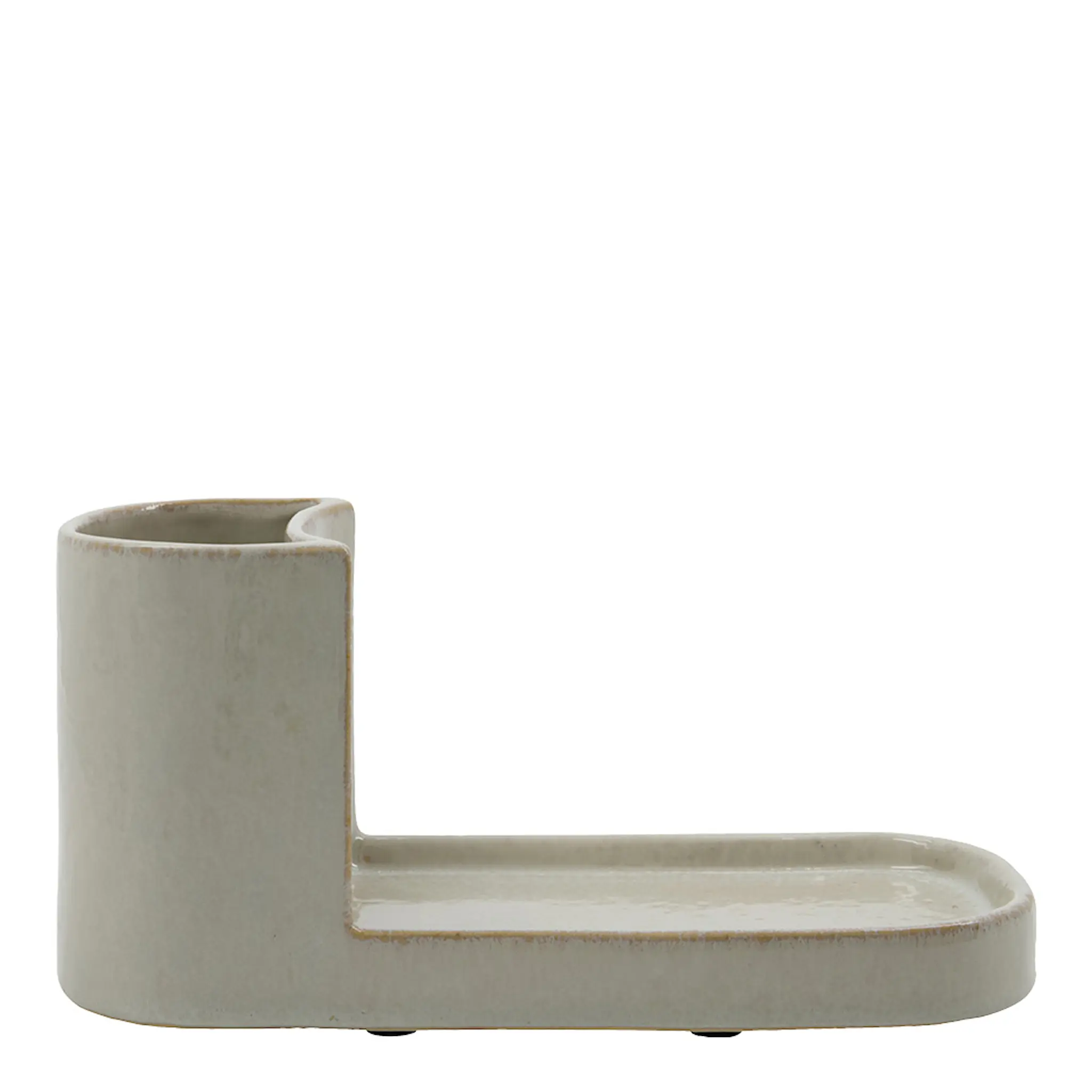 Meraki Borste- och tvålhållare Shellish Grey