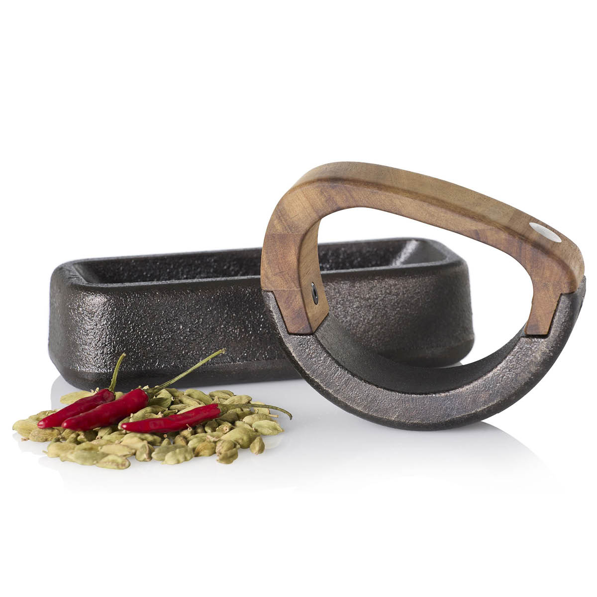 AdHoc Crush Mortteli 17 cm Valurauta/akaasia