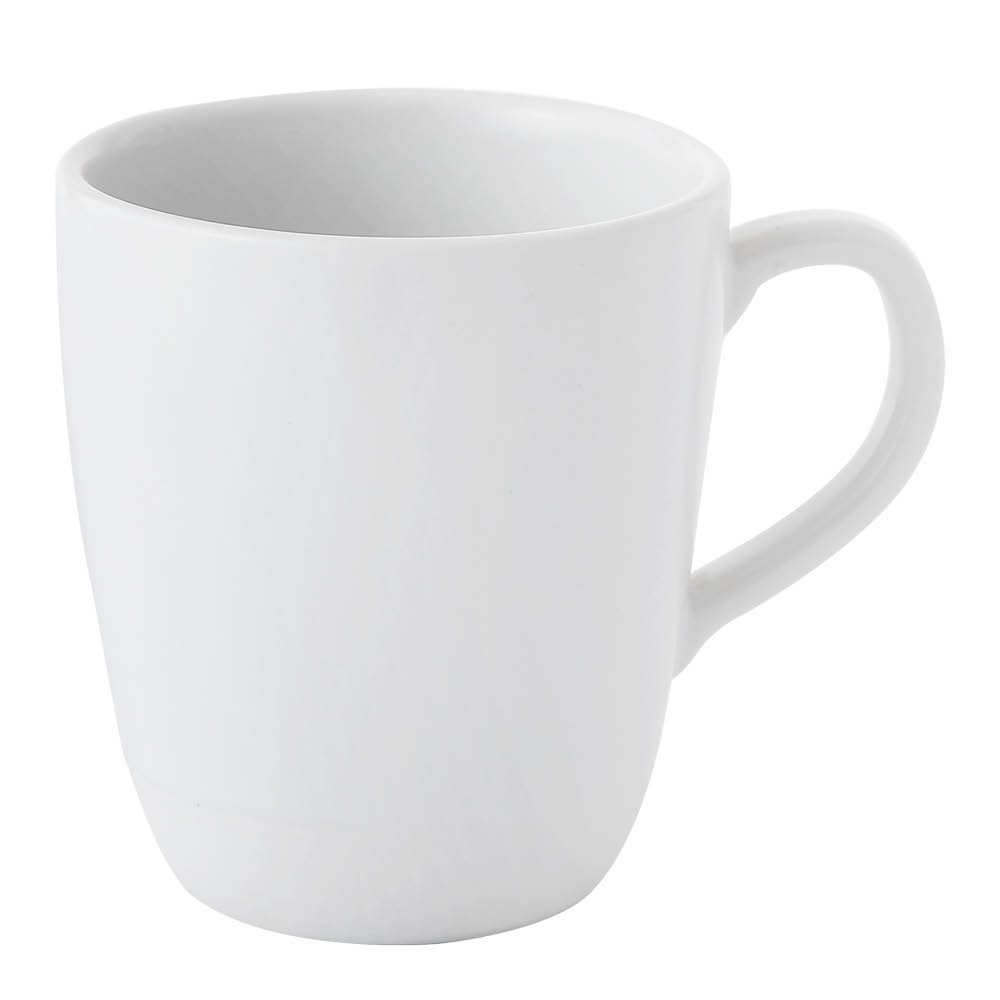Aida RAW Pure Porcelain krus med hank 35 cl hvit