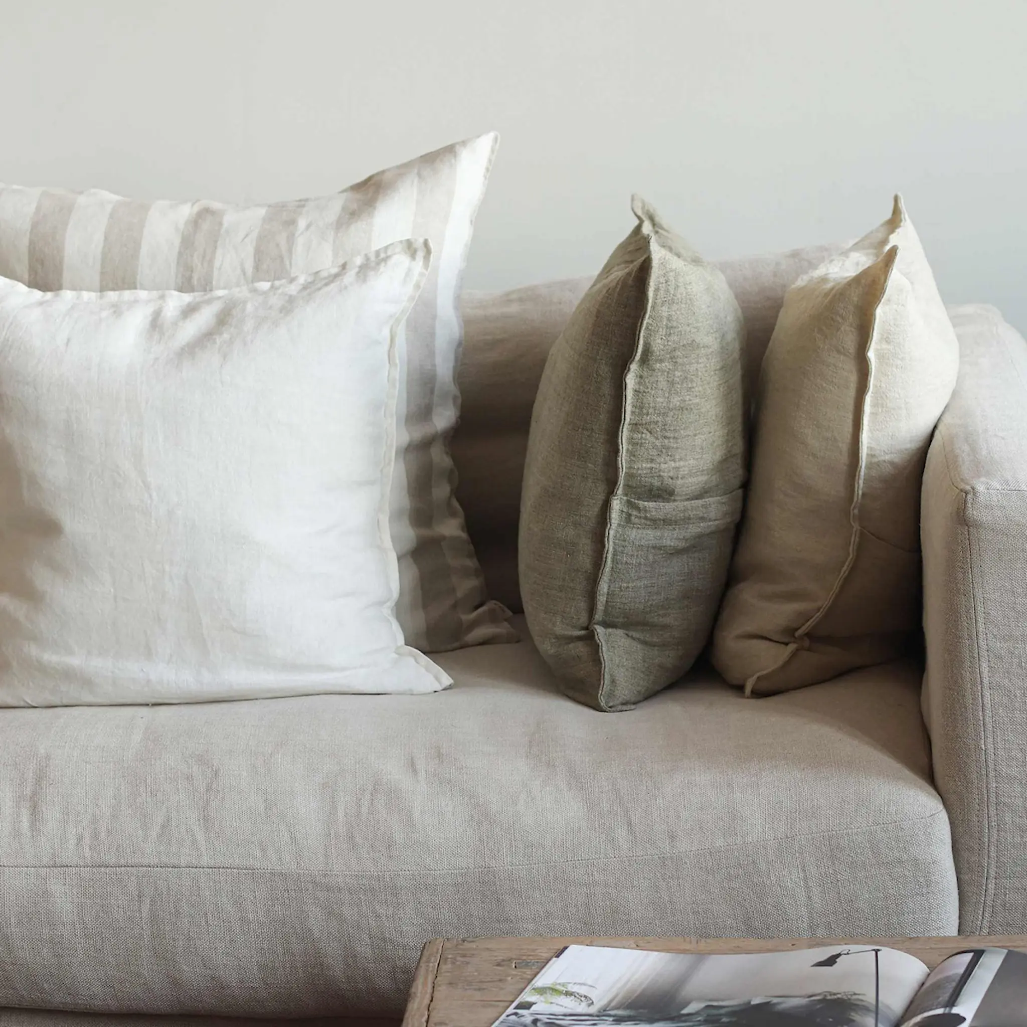 Tell Me More Marion kuddfodral 50x50 cm wheat