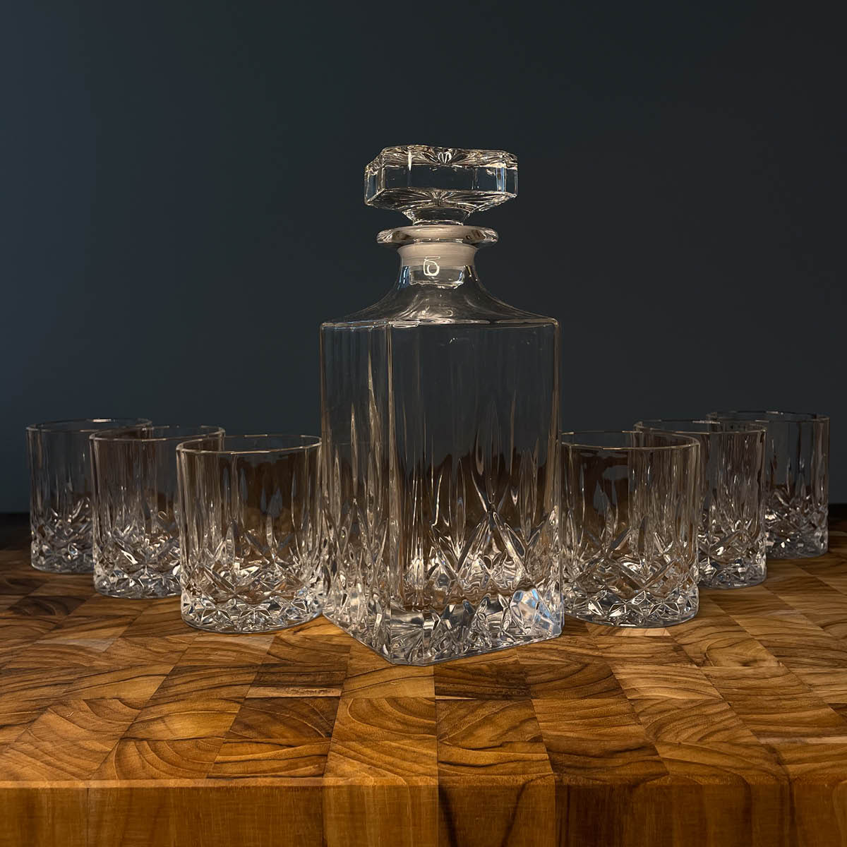 Stiernholm Bar Whiskyset 7 delar Klar