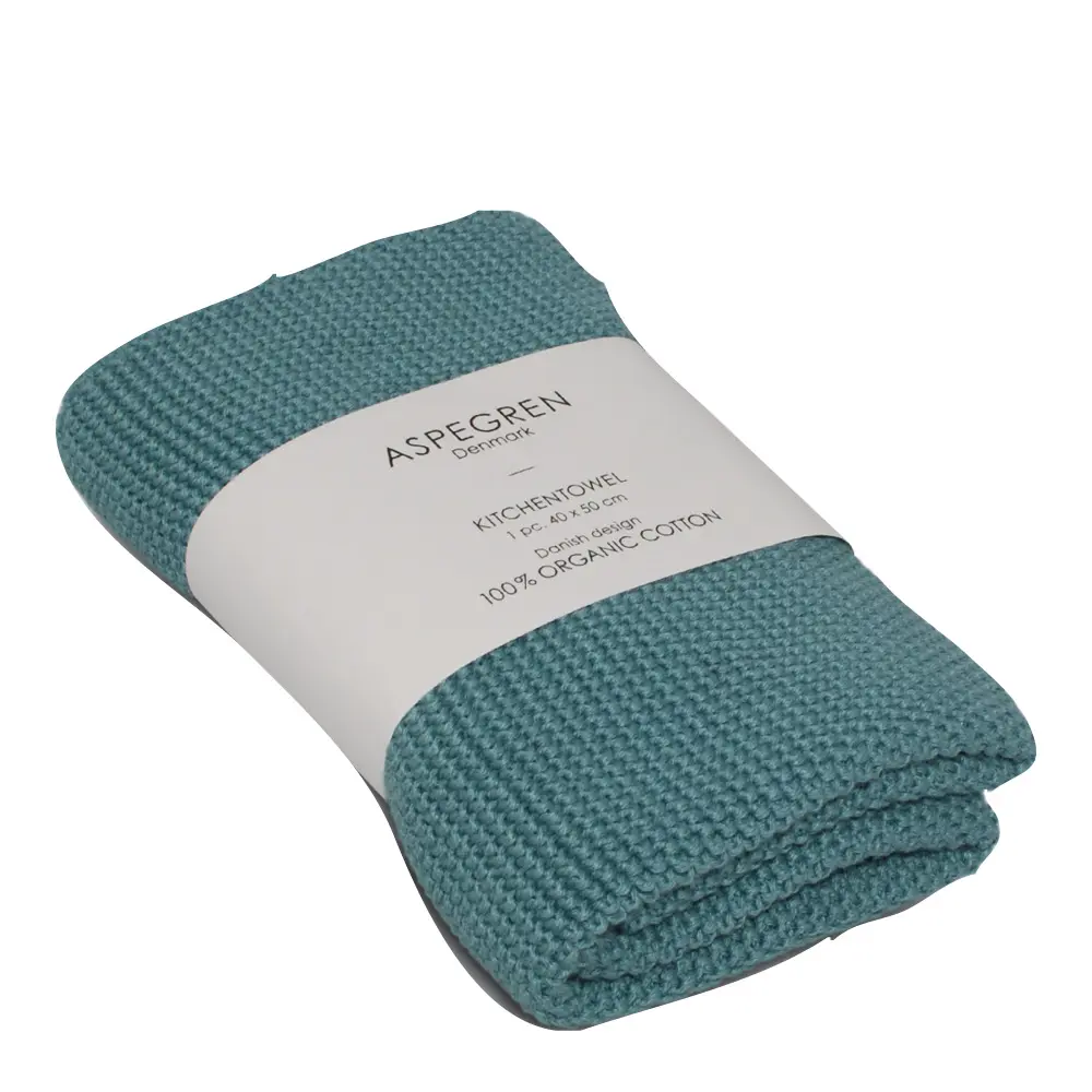 Solid Keittiöpyyhe 40x50 cm Aqua Sea