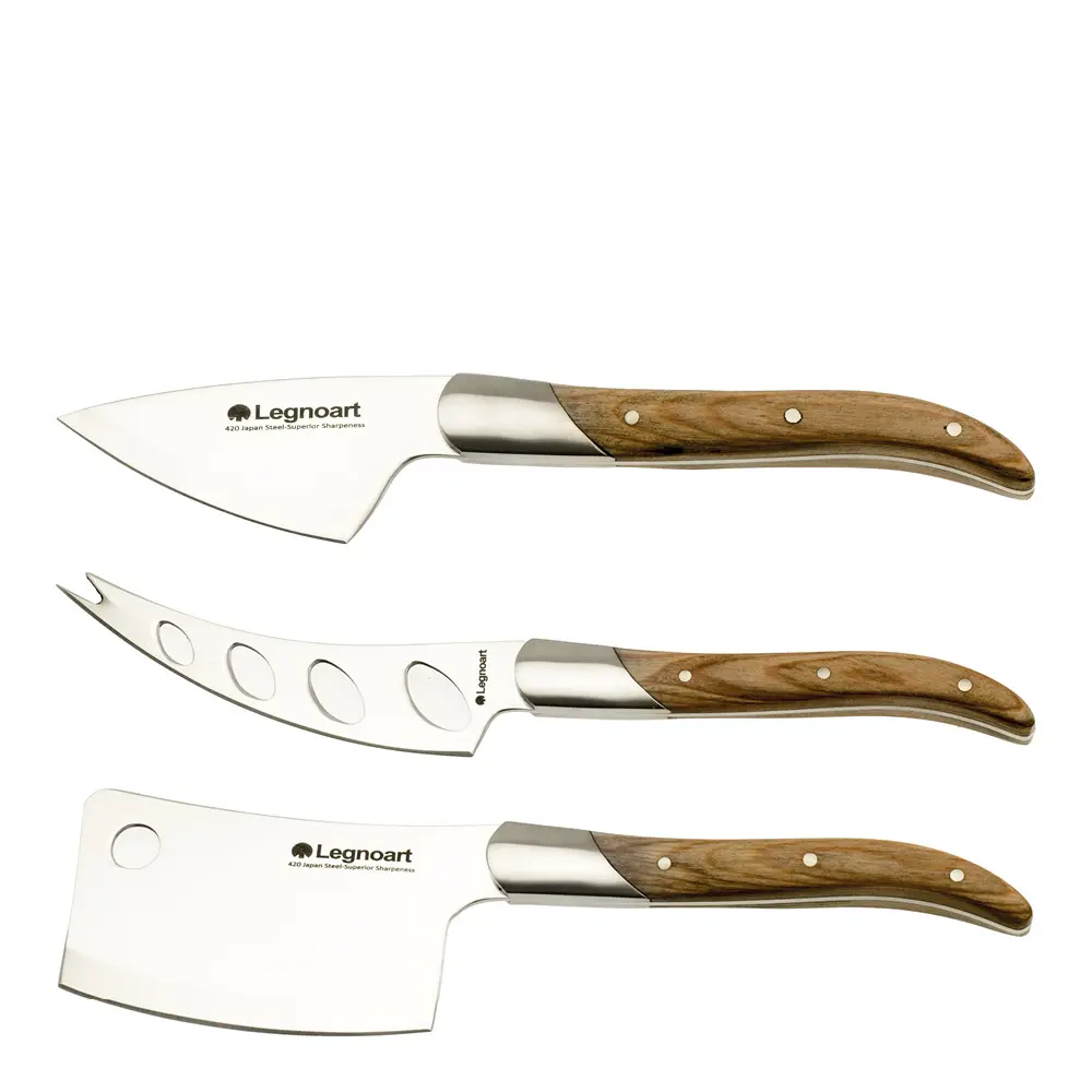 Reggio Juustoveitsisetti 3 kpl Puu