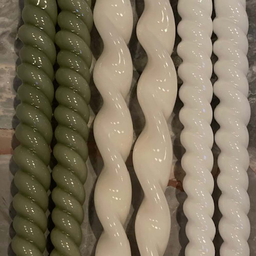 Vio Ljusfabrik Kierrekynttilä 29 cm 2 kpl Saniainen