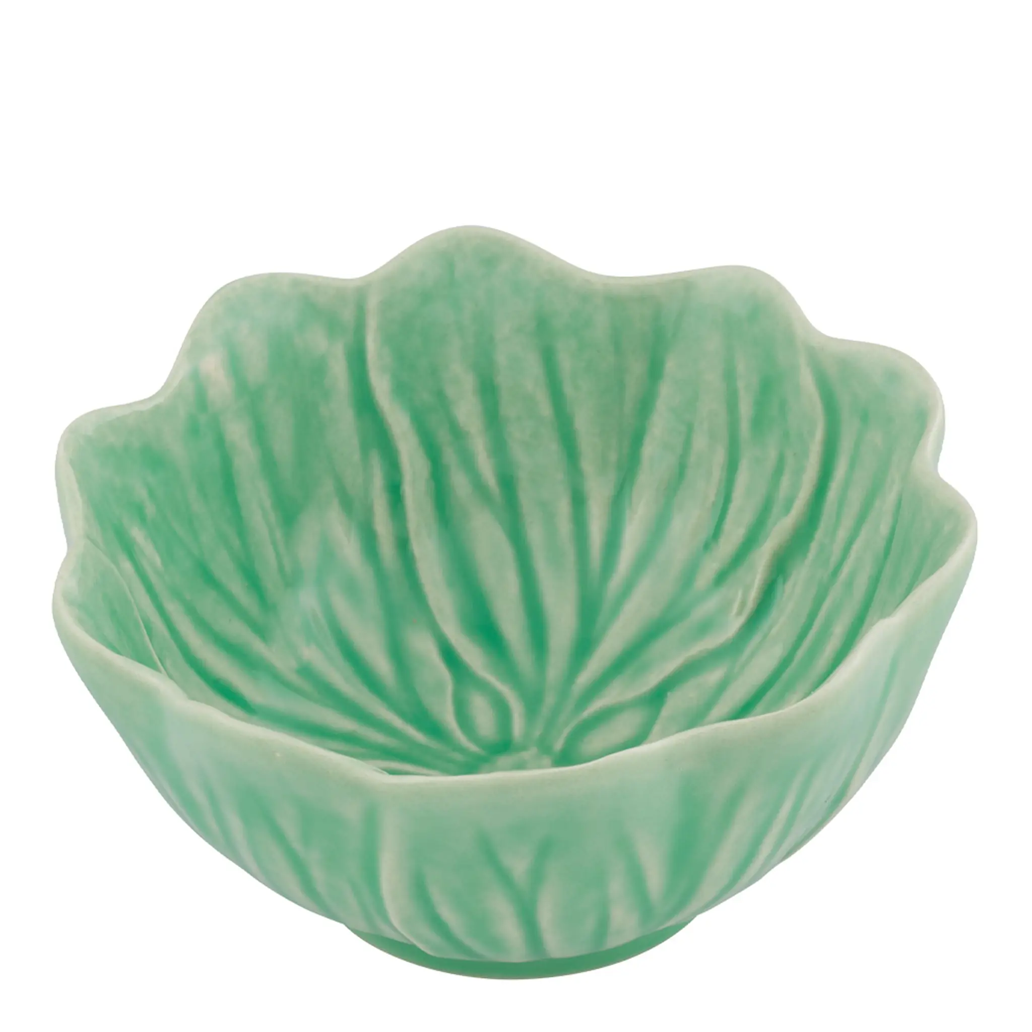 Bordallo Pinheiro Flora skål 12,5 cm grön
