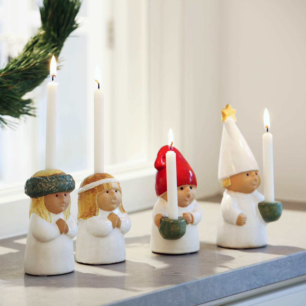 Rörstrand Lisa Larson Adventsbarn Tomte