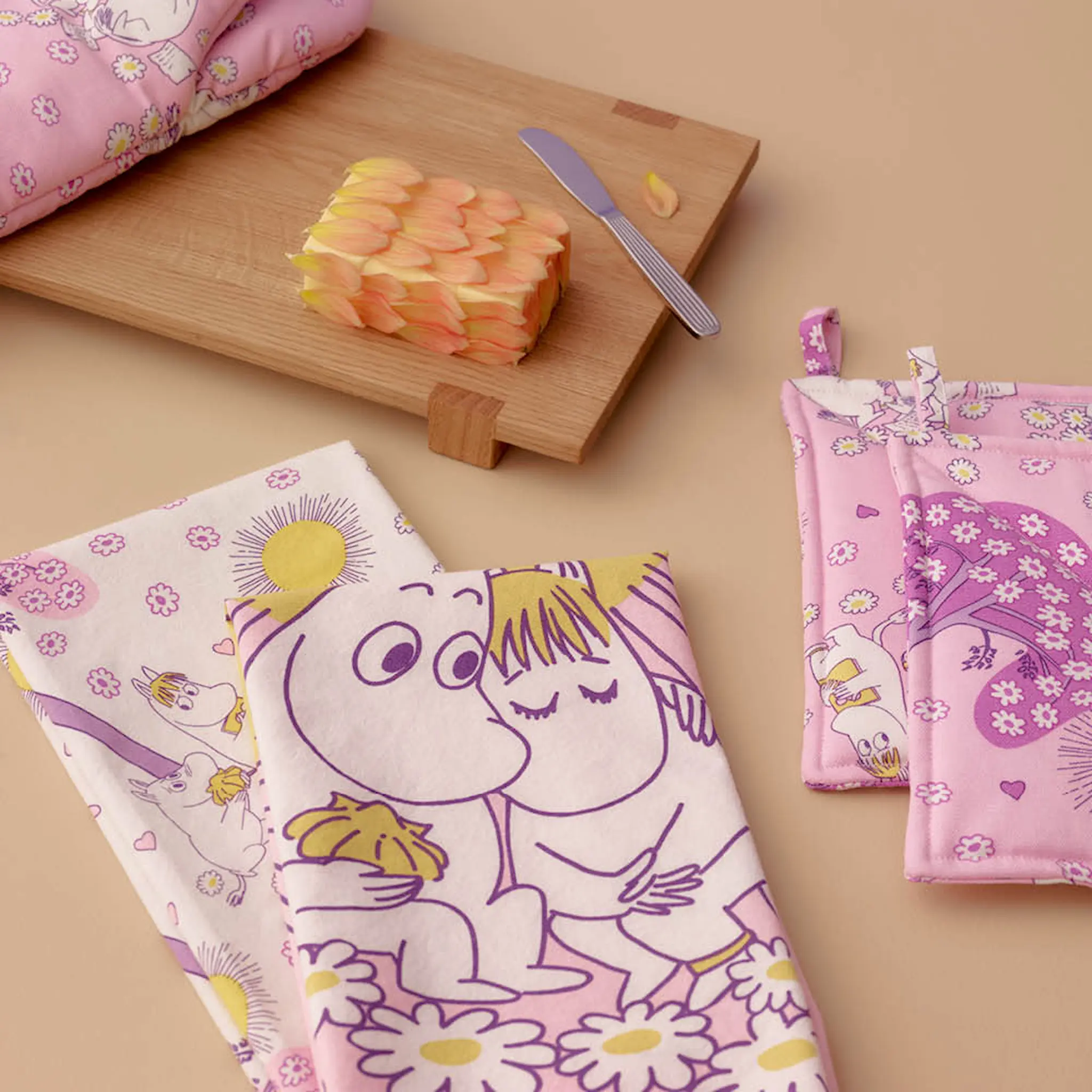 Moomin Arabia Mumin kökshandduk 50x70 cm 2-pack Förälskade