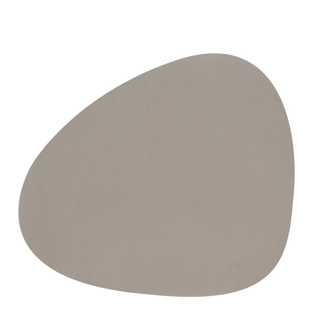 LIND DNA - Curve Leather Serene Pöytätabletti 37x44 cm Ash