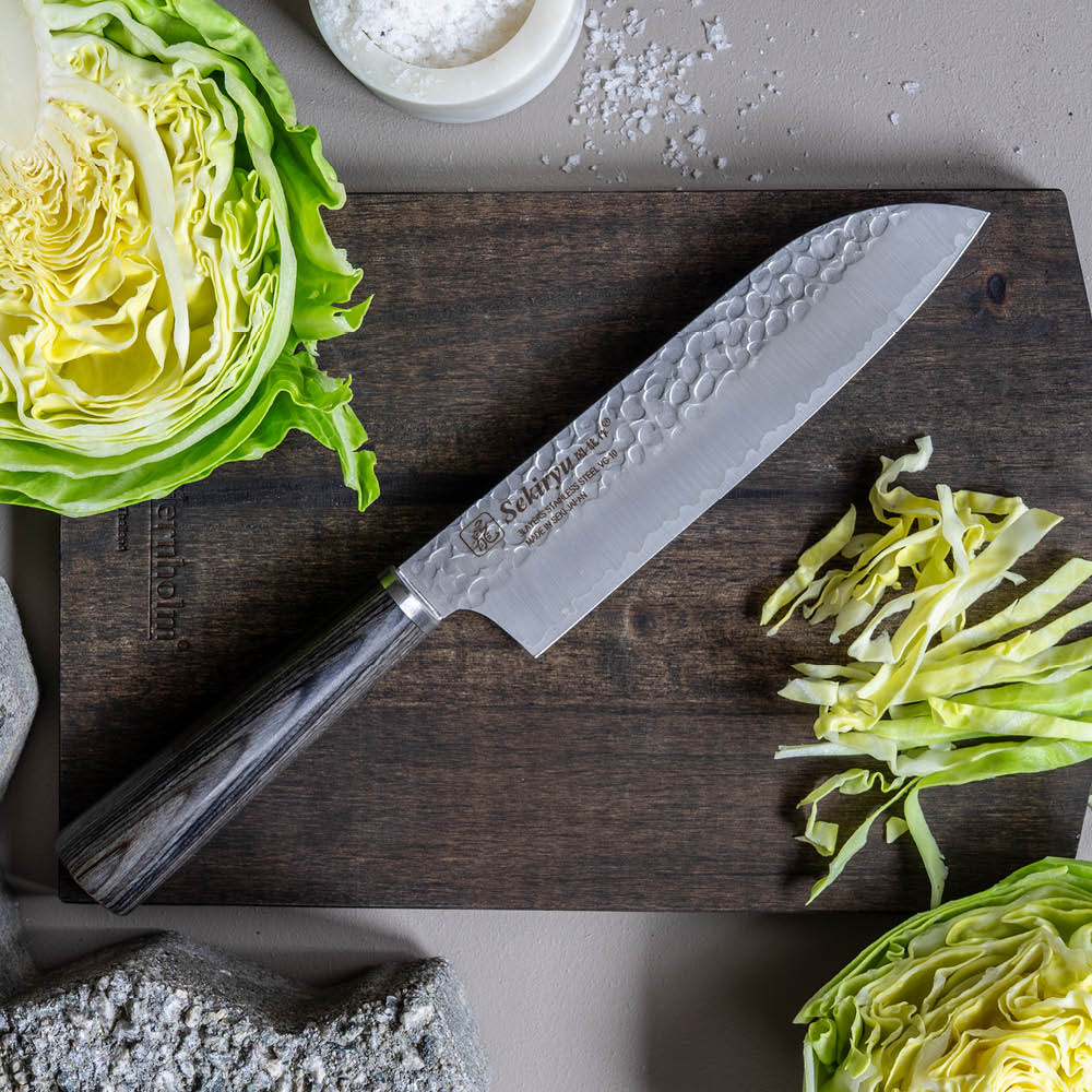 Sekiryu Charcoal santokukniv 16,5 cm stål
