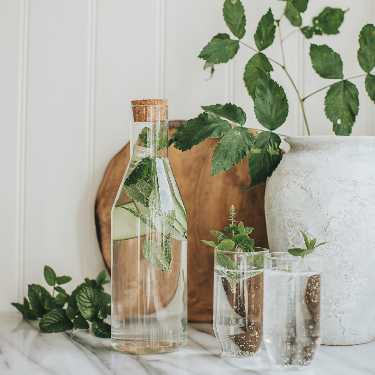 Dorre Sunnanö glasskaraffel 1 liter klar