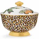 Creatures of Curiosity Sockerskål med lock 20 cl Leopard
