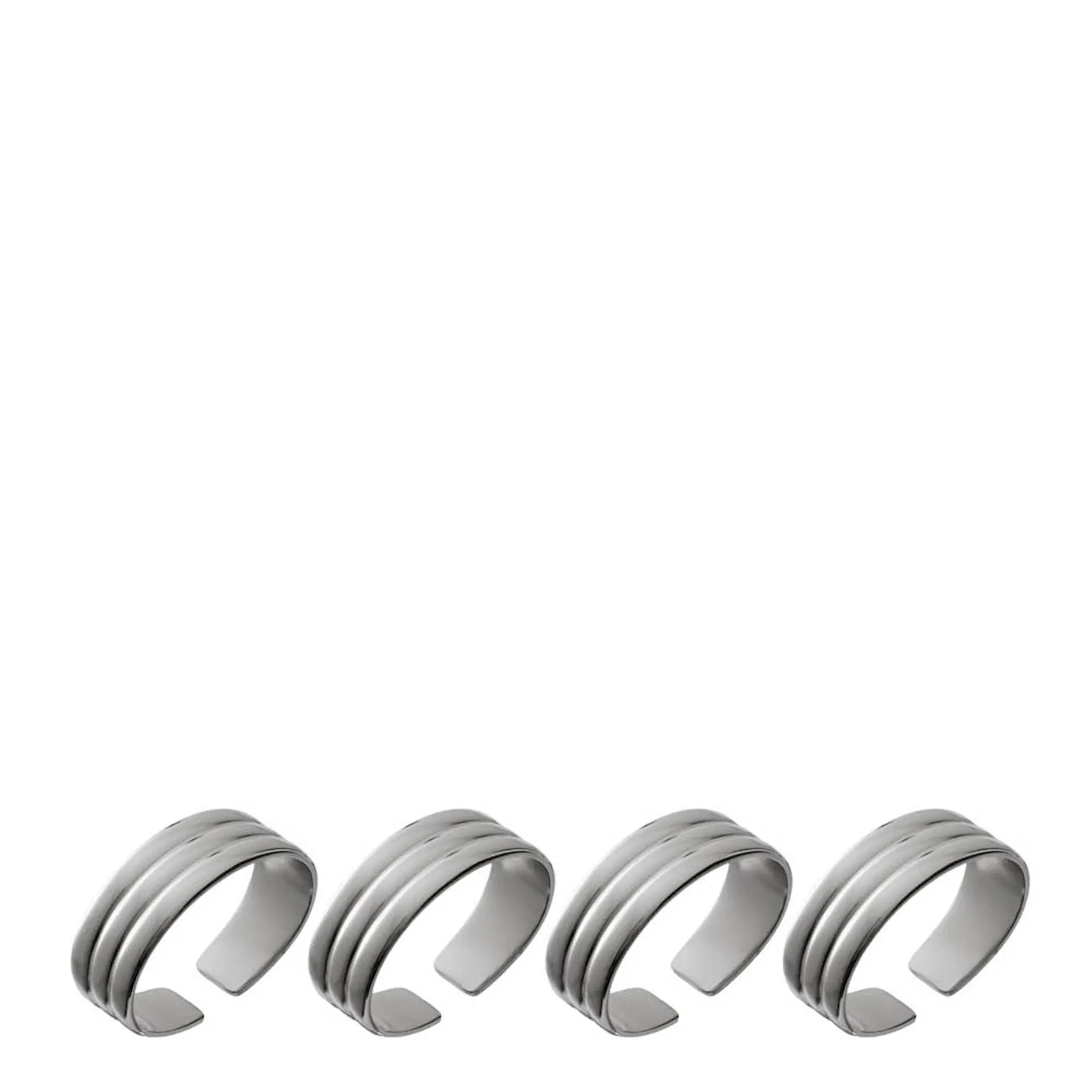 Gense Thebe Edition 2024 servettring 4-pack blank stål