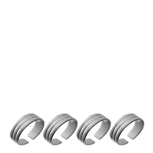 Thebe Edition 2024 servettring 4-pack blank stål