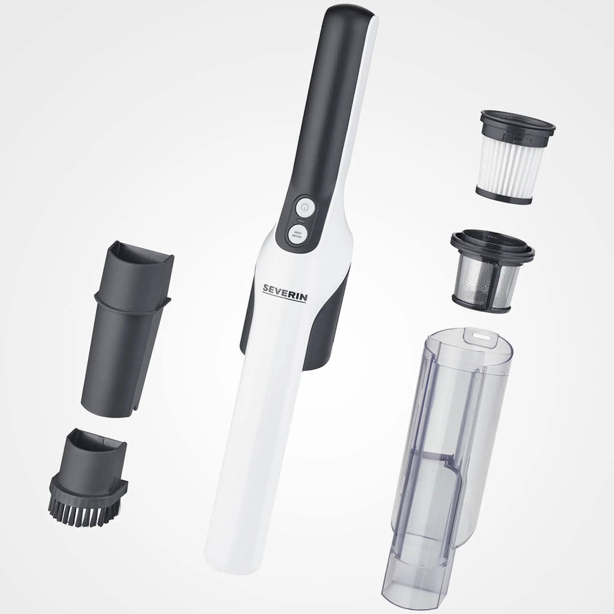 Severin S'Power handdammsugare HV7140 120W svart/vit