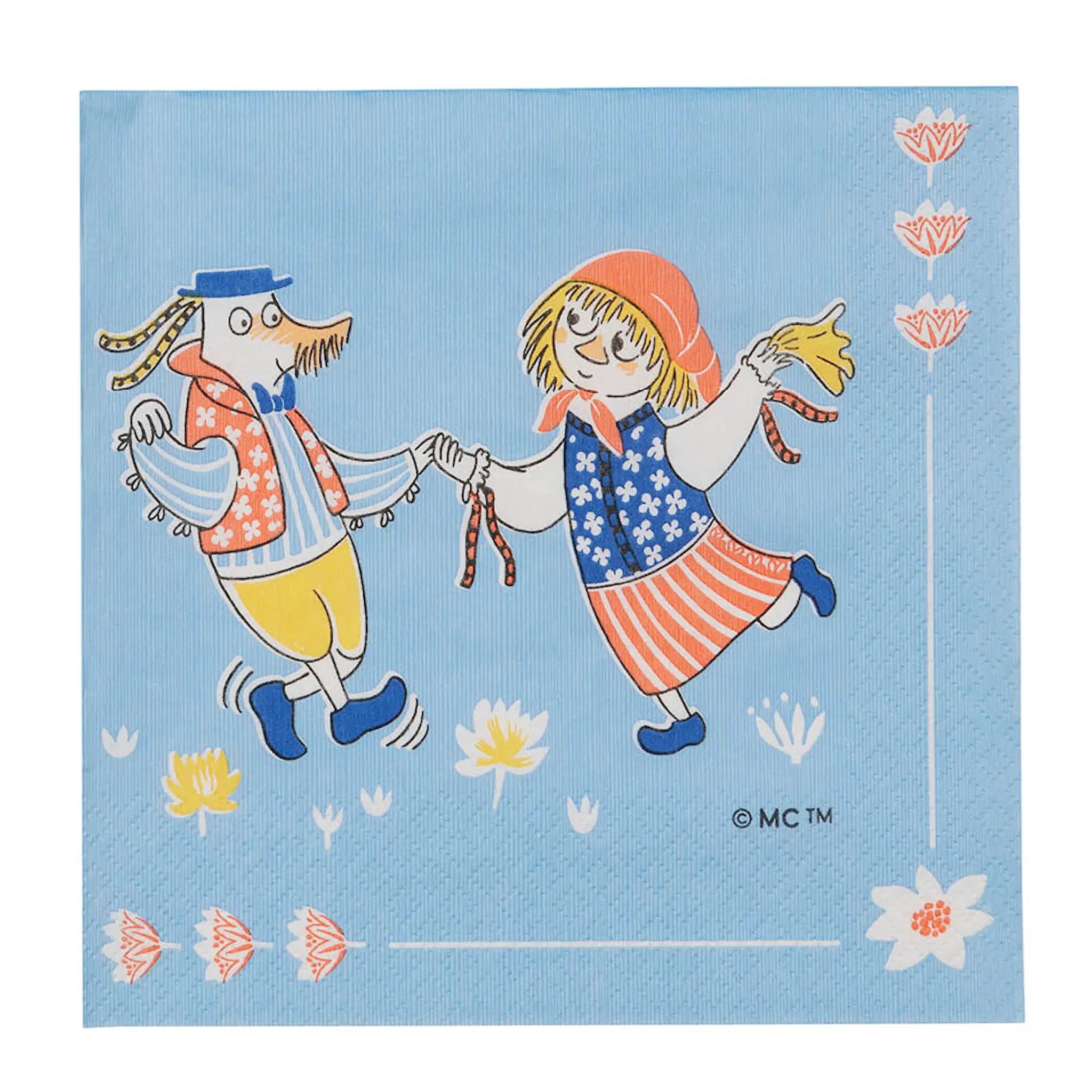 Moomin Arabia Mumin servett 33x33 cm 20-pack Sommardans