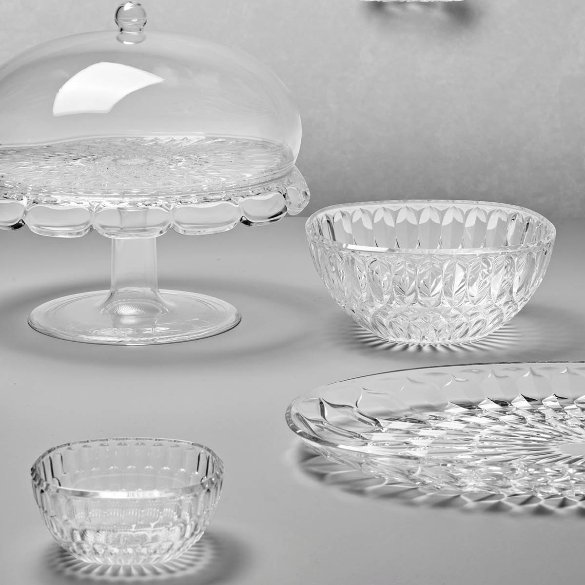 Guzzini Vanity skål 25 cm bioplast klar