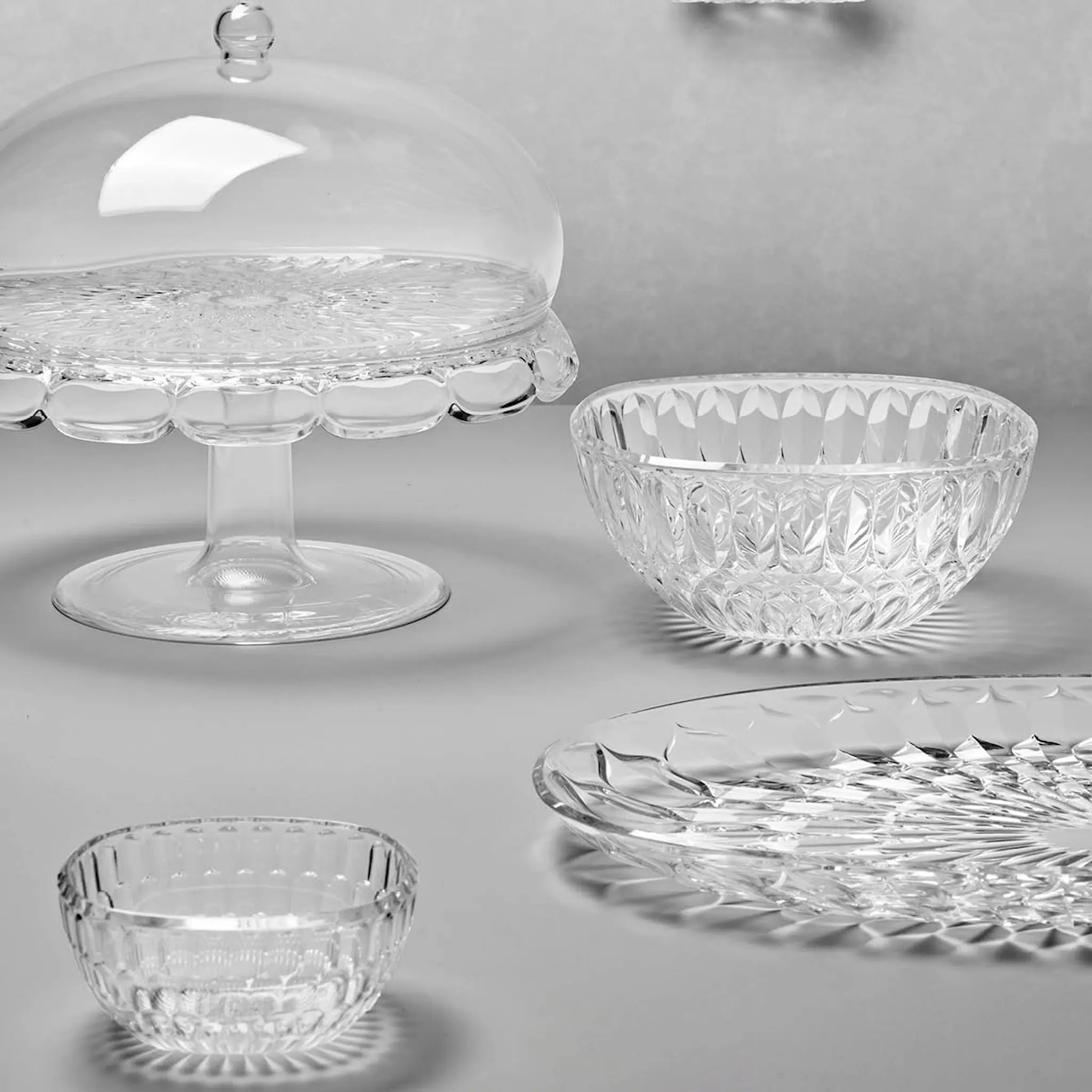 Guzzini Vanity skål 25 cm bioplast klar