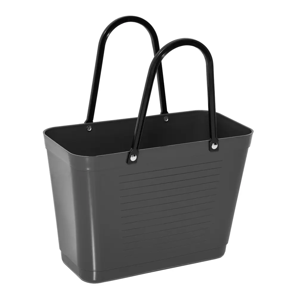 Muovinen Laukku Pieni Tummanharmaa