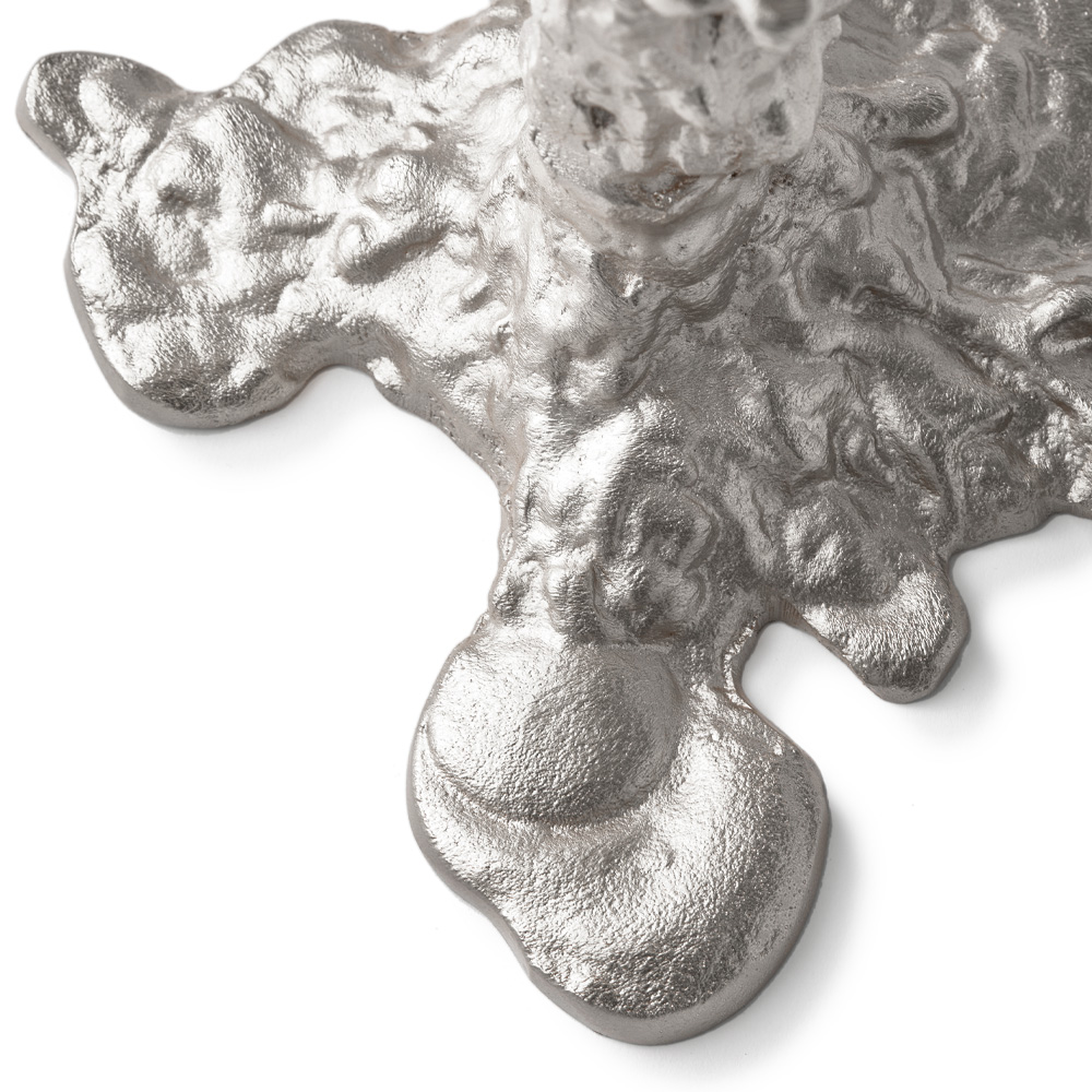 Pols Potten Drip Ljusstake 32 cm Silver