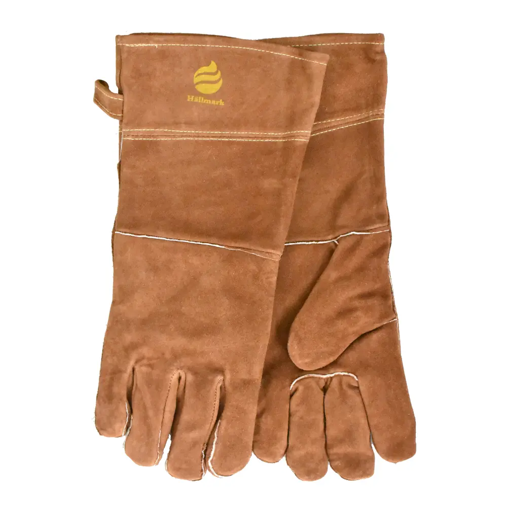 Hällmark Grillaushanskat Large 38x15 cm Nahka