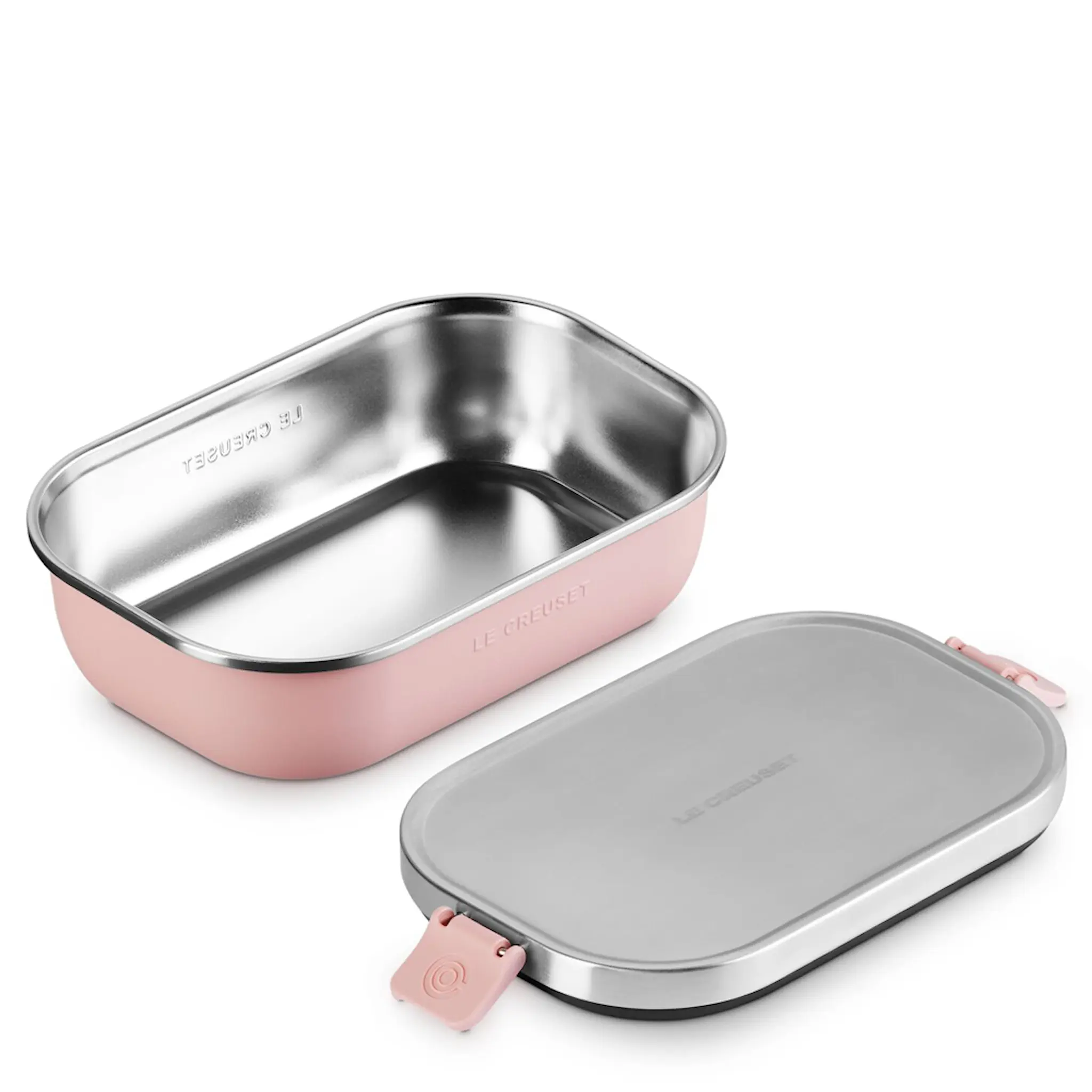 Le Creuset On The Go matlåda 0,9 L shell pink