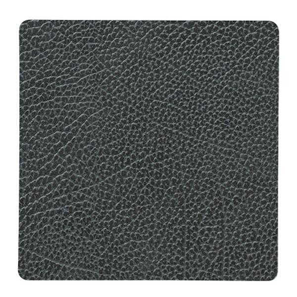 Square Hippo Glasunderlägg 10x10 cm Svart-Antracit