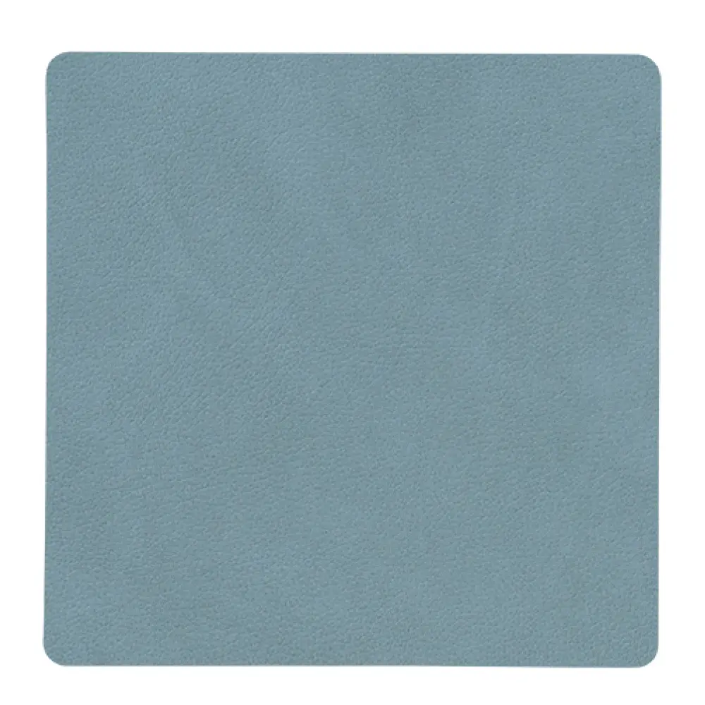 Nupo square glassunderlag 10x10 cm lyseblå