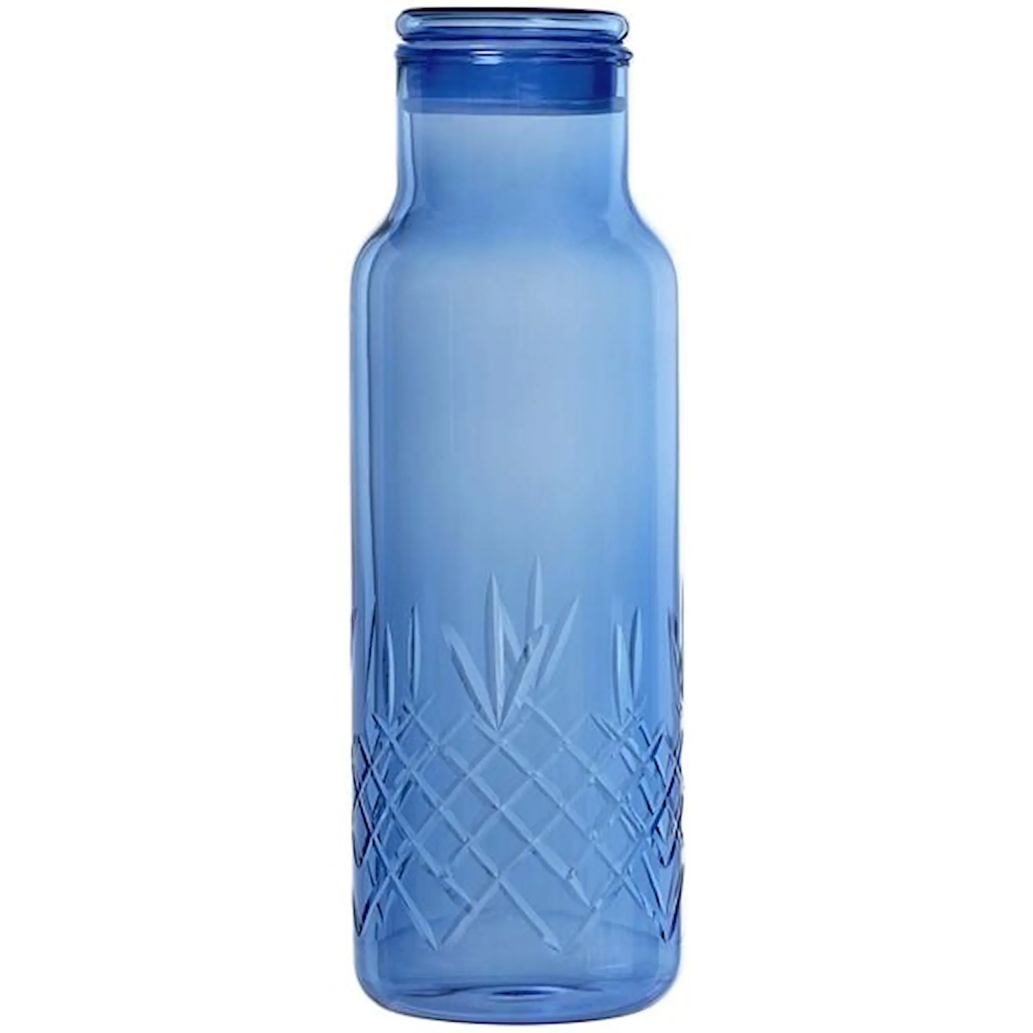 Frederik Bagger Crispy Bottle Large Karaffel 1 L Blue