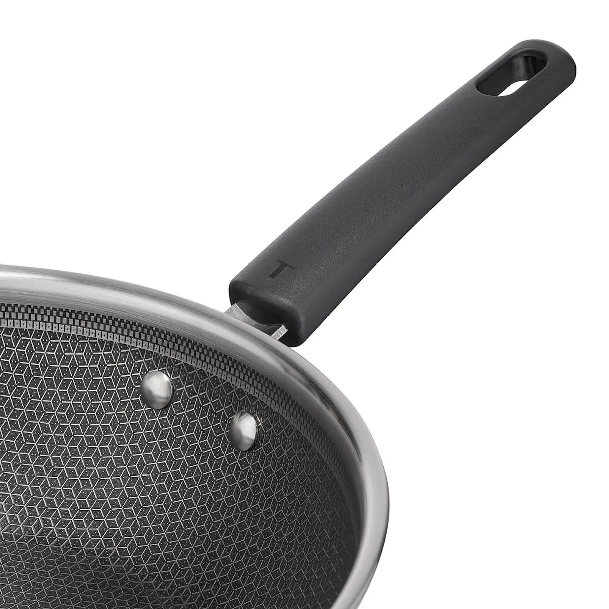 Tefal Emotion Plus Power SS Mesh wokpannu kannella 28 cm hunajakenno