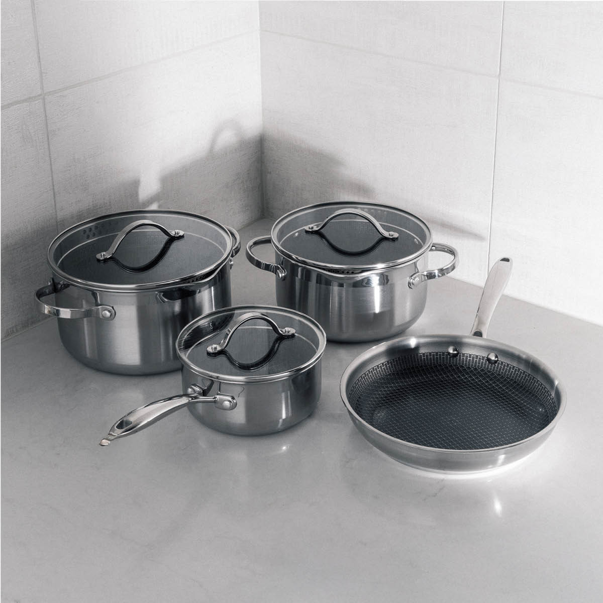 Sabor Optimal grytset 3 delar 1,5/3,2/4,6L keramisk