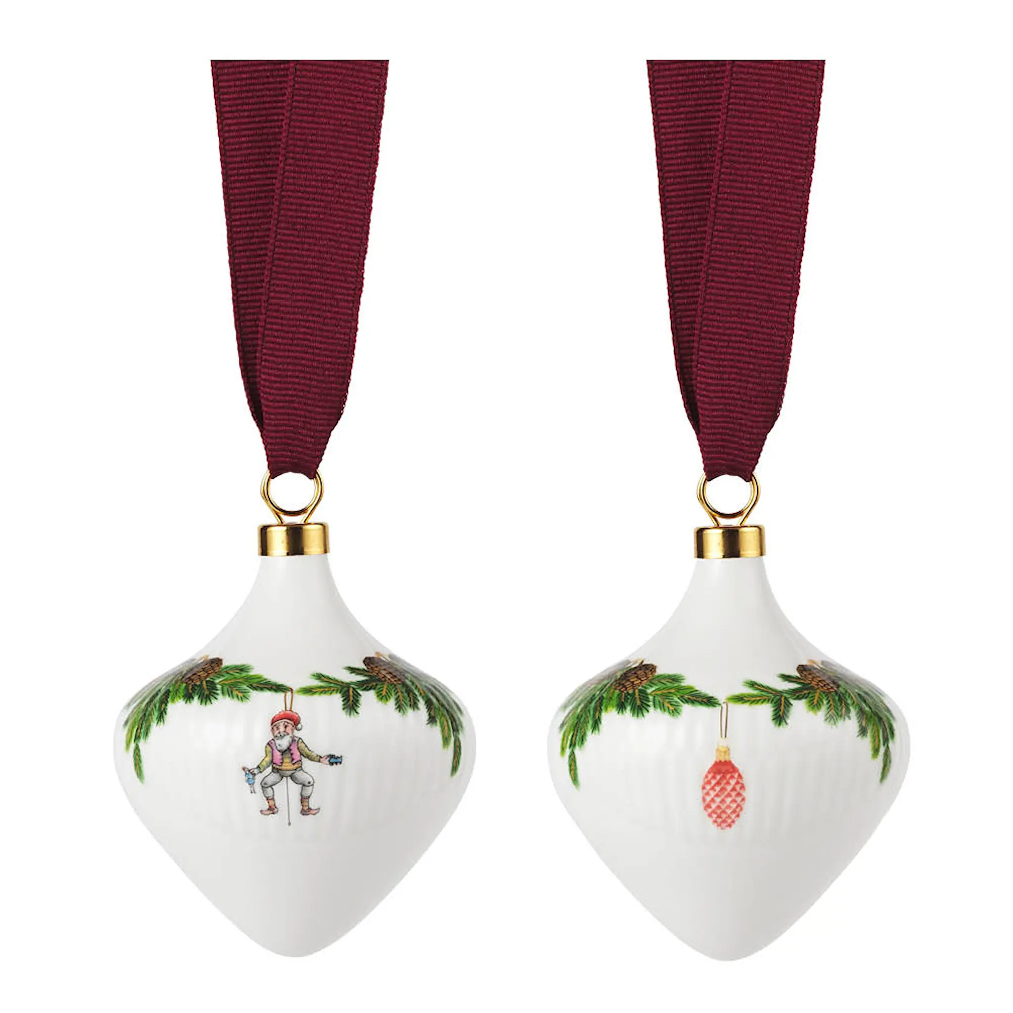 Royal Copenhagen Star Fluted Christmas ornament 2025 2-pack jul