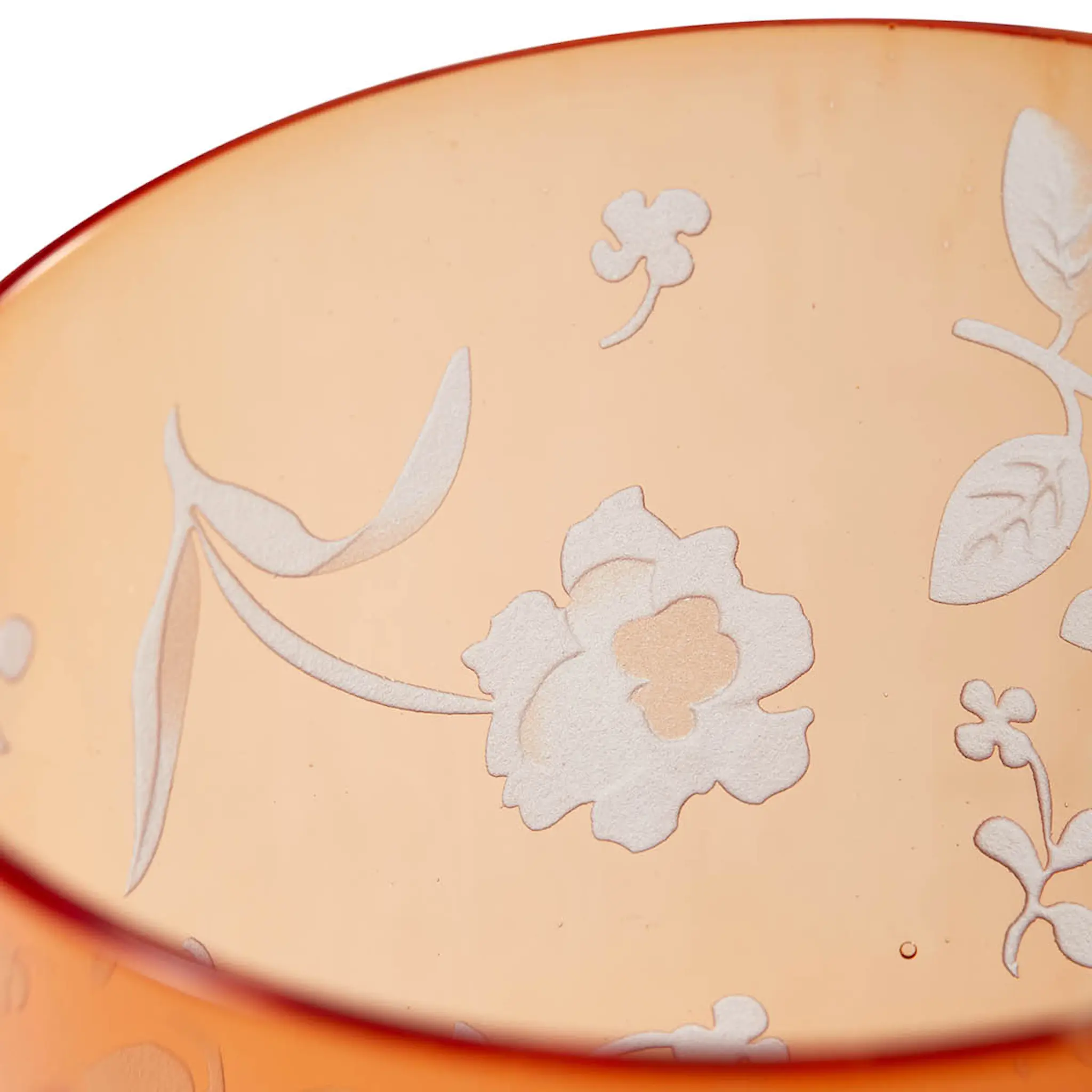 Pols Potten Rijksmuseum Blomster dricksglas 9,5x8,5 cm 2-pack orange