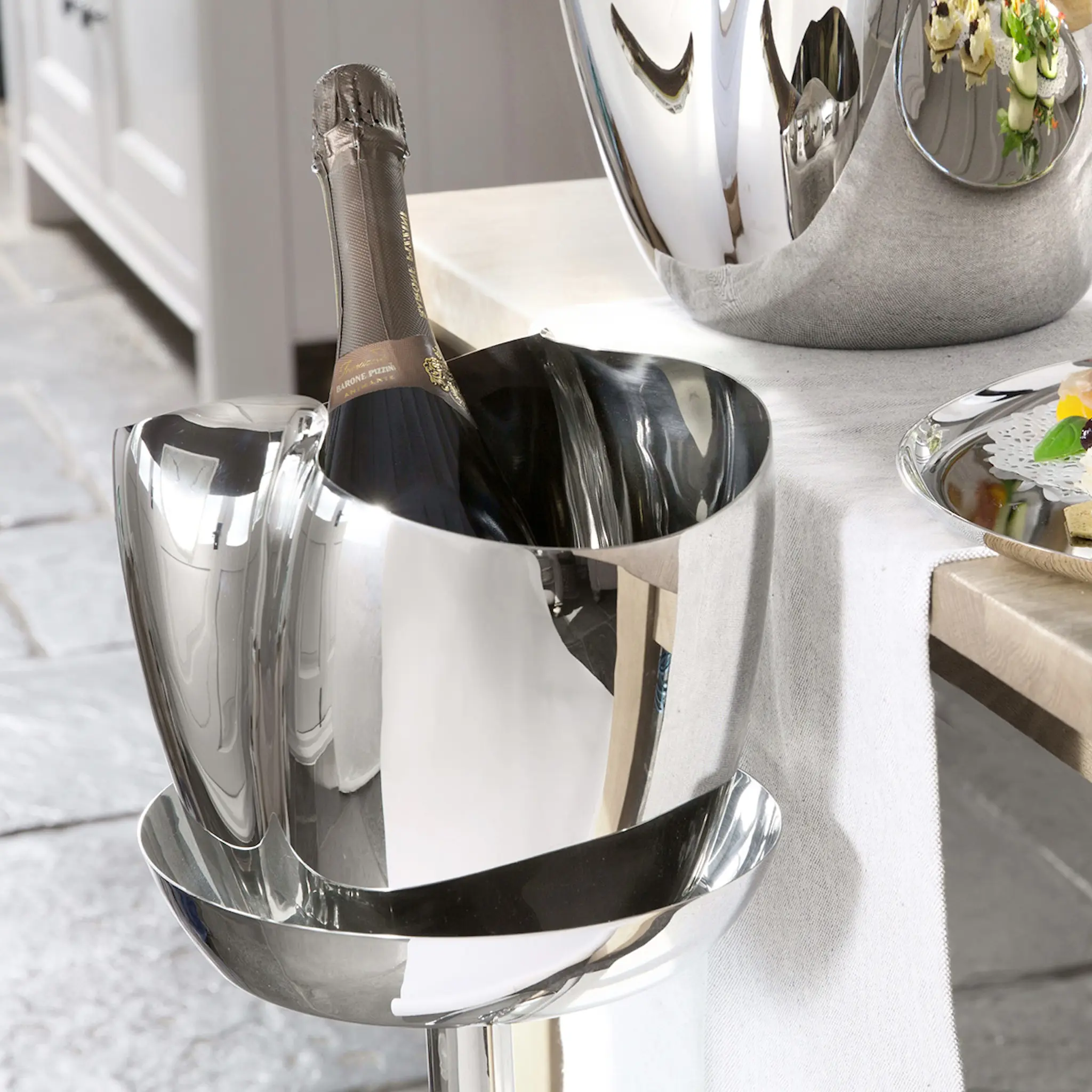 Robert Welch Drift stativ till champagne-/vinkylare stål