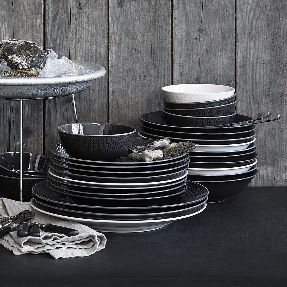 Rörstrand Swedish Grace tallerken 27 cm grå/sten