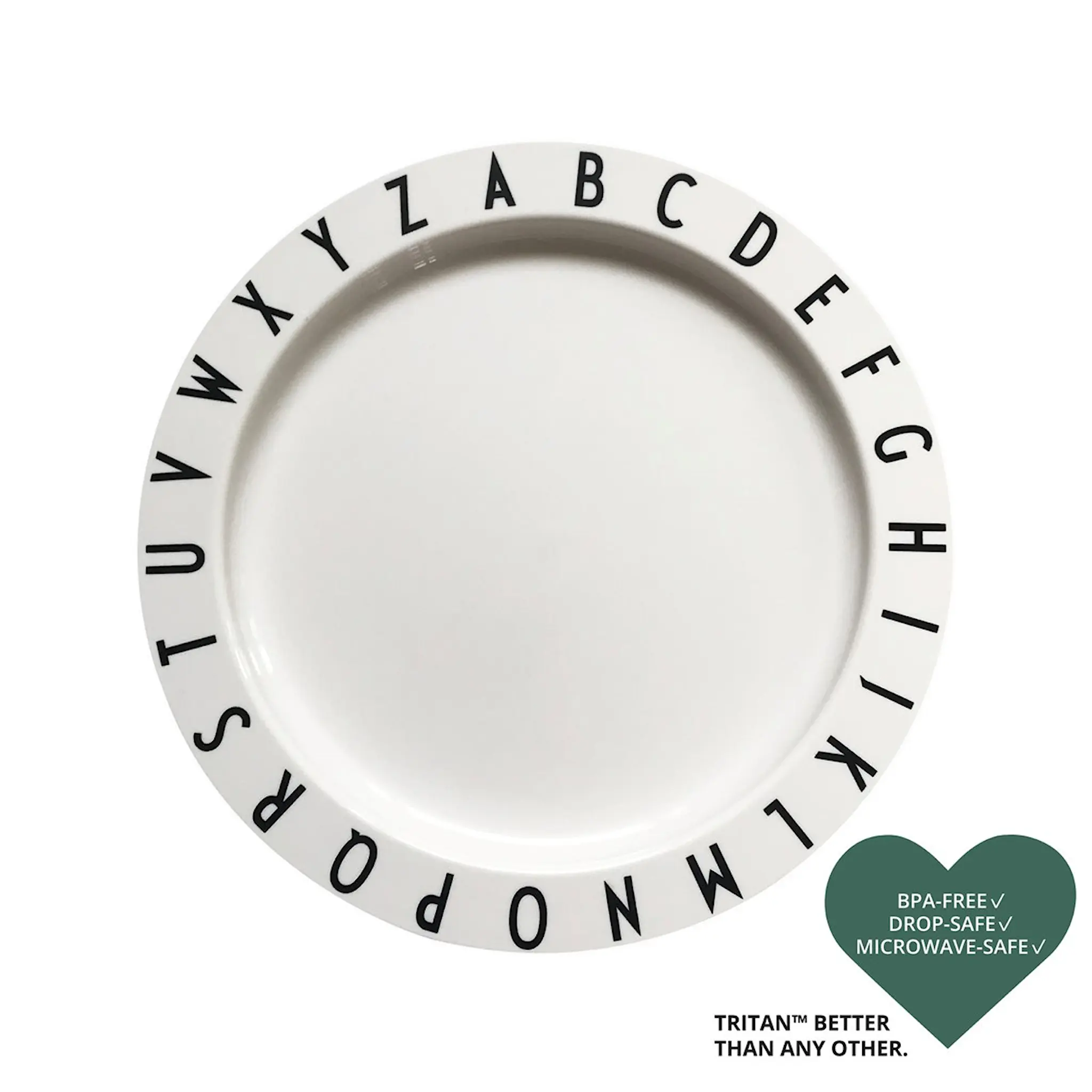 Design Letters Kids Eat&Learn Tallrik 20 cm Tritan