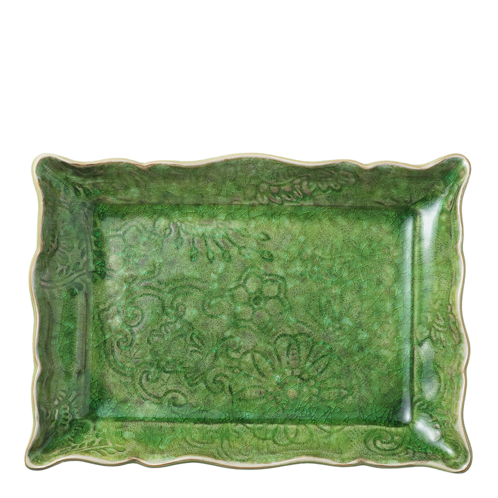 Sthål Arabesque Lautanen 19x13 cm Seaweed